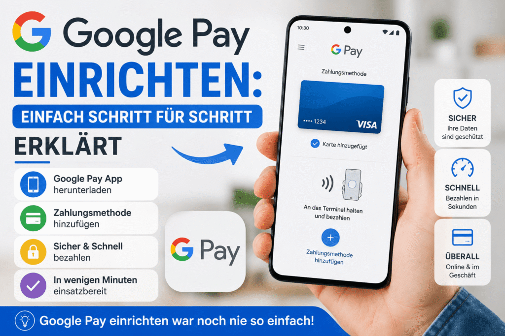 Google Pay einrichten: Einfach Schritt für Schritt erklärt google pay einrichten
